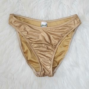 VTG 90s Ultimate Gold High Waist Bikini Bottom